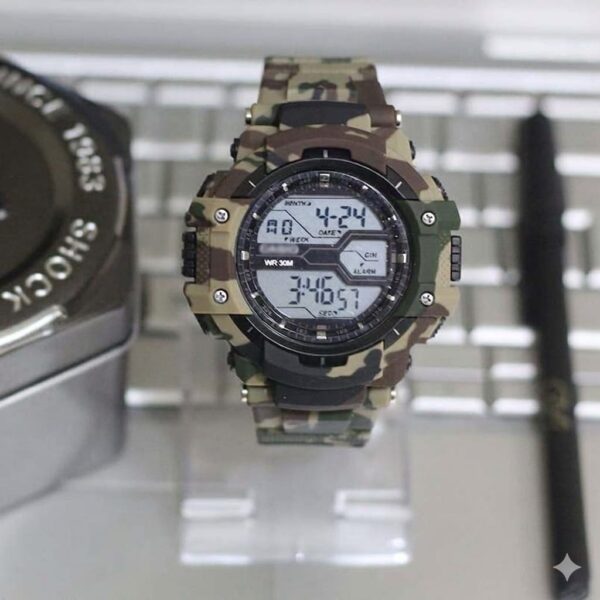 Camouflage Sports Watch