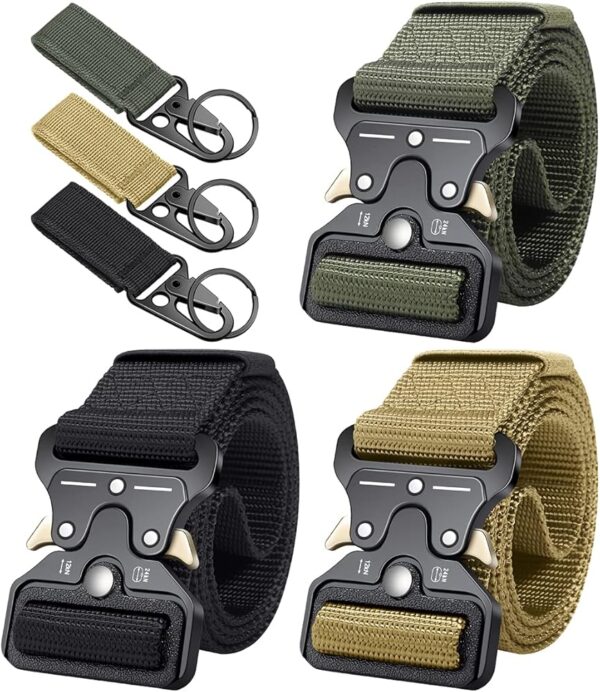 Durable Tactical Belt Quick Release Buckle Rigger Nylon Web Belt
